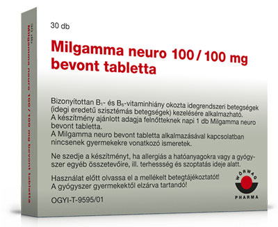 milgamma összetevői 1-es típus cukorbetegség