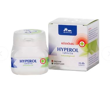 Hyperol fertőtlenítő tabletta - 20 db
