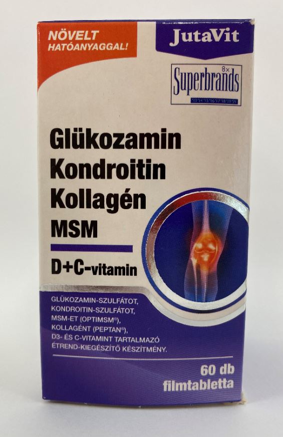 JutaVit Glükozamin Kondroitin MSM filmtabletta 60x+12x