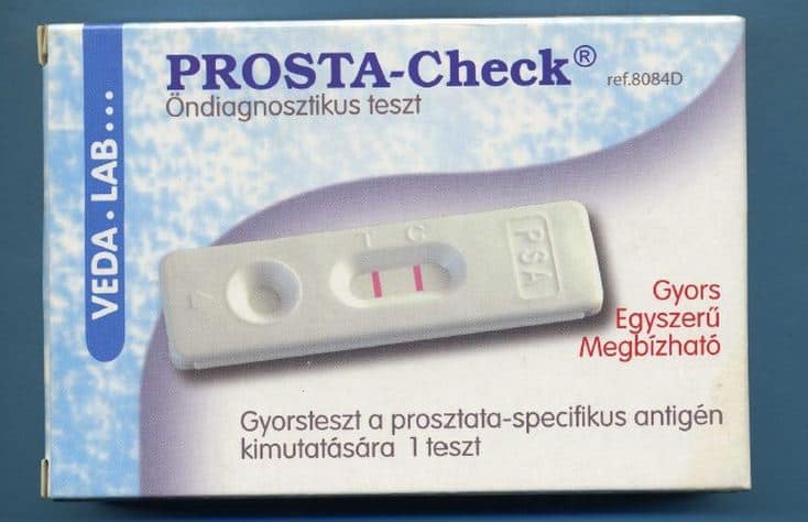 prosztata gyulladás teszt)