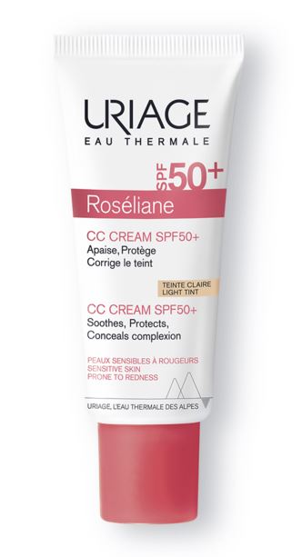 Uriage Roséliane CC krém SPF50+ kipirosodás/ rosacea ellen, 40 ml
