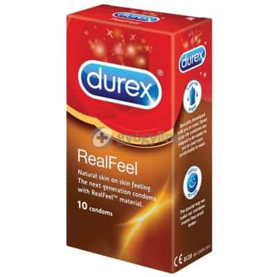 Durex Real Feel latexmentes óvszer, 10 db