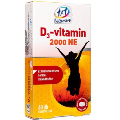 1x1 Vitamin D3-vitamin 2000NE filmtabletta 60 db