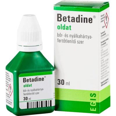 Betadine bőr- és nyálkahártya fertőtlenítő oldat 30 ml
