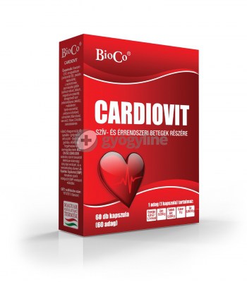 Bioco cardiovit 100 mg Q10 koenzim étrendkiegészítő tabletta 60 db