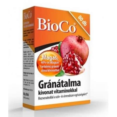 Bioco gránátalma kivonat vitaminokkal 80 db
