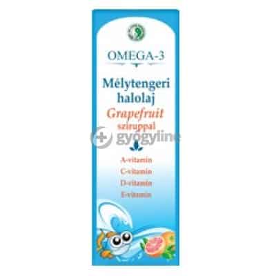 Dr. Chen omega-3 mélytengeri halolaj grapefruit sziruppal 500 ml