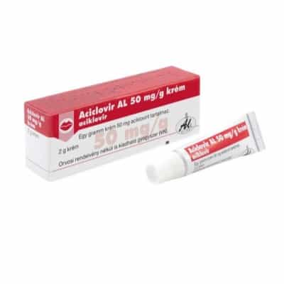 Aciclovir AL 50 mg/g herpesz krém 2g