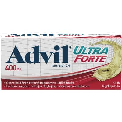 Advil ultra forte fájdalomcsillapító lágyzselatin kapszula 16 db