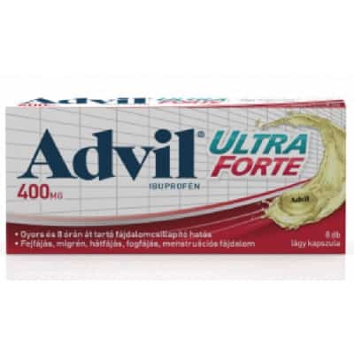 Advil ultra forte fájdalomcsillapító lágyzselatin kapszula 8 db