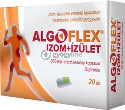 Algoflex izom+ízület 300 mg retard kemény kapszula 20 db