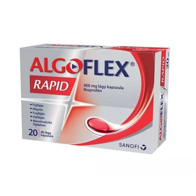 Algoflex Rapid 400 mg lágy kapszula 20 db