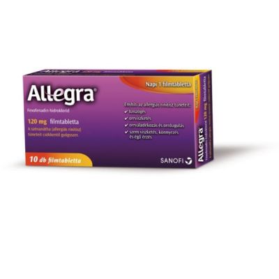 Allegra 120 mg filmtabletta allergiára 10 db