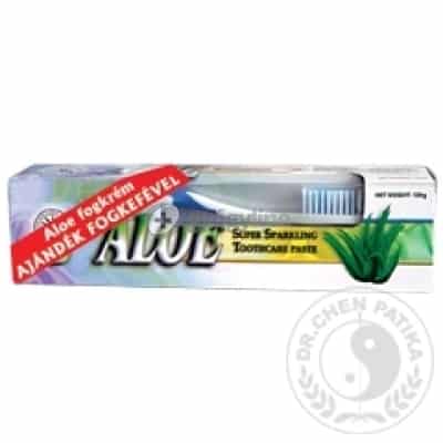 Dr. Chen aloe vera fogkrém 120 g + ajándék fogkefe 1 db