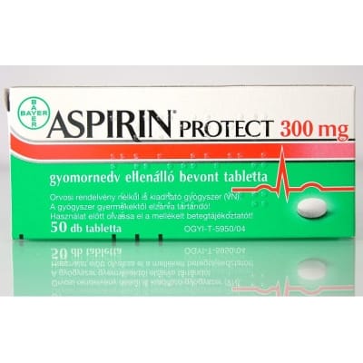 Aspirin Protect 300 mg gyomornedv-ellenálló bevont tabletta 50 db