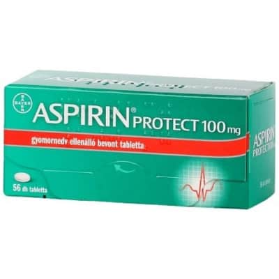 Aspirin Protect 100 mg gyomornedv-ellenálló bevont tabletta - 56 db