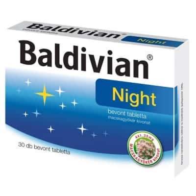 Baldivian Night macskagyökér tartalmú bevont tabletta 30 db