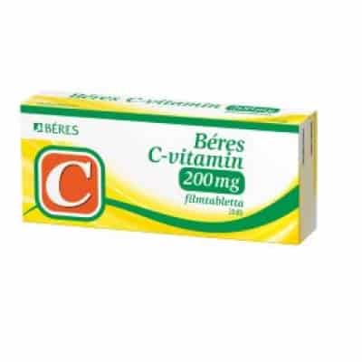 Béres C-vitamin 200 mg filmtabletta 20 db