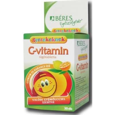 Béres C-vitamin rágótabletta gyerekeknek 30 db
