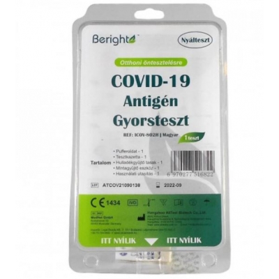 Beright covid-19 antigén nyálteszt 1 db
