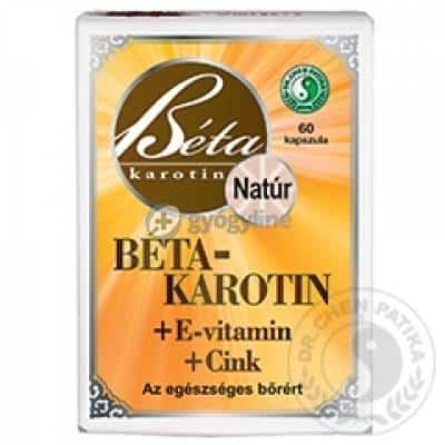 Dr. Chen béta-karotin + e-vitamin + cink lágyzselatin kapszula 60 db