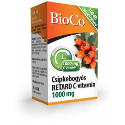 Bioco csipkebogyó retard C-vitamin 1000 mg 100 db