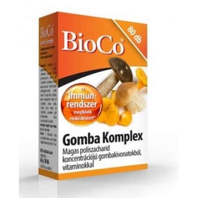 Bioco gomba komplex immunerősítő tabletta 80 db