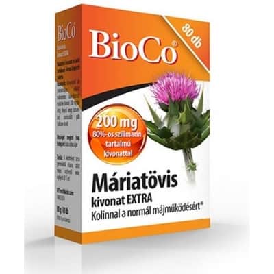 Bioco máriatövis extra tabletta 80 db
