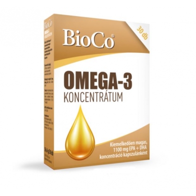 BioCo Omega-3 1500 mg koncentrátum kapszula 30 db