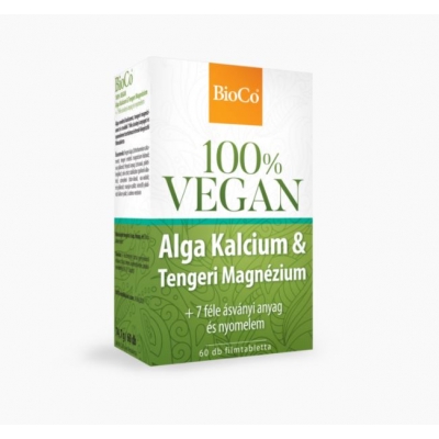Bioco 100% vegan alga kalcium & tengeri magnézium filmtabletta 60 db