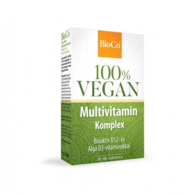 Bioco 100% vegan multivitamin komplex tabletta 30 db