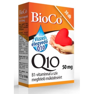 Bioco vízzel elegyedő Q10 50 mg kapszula 30 db