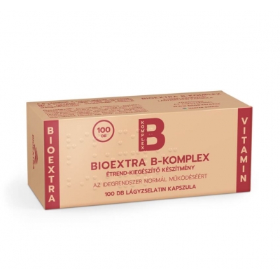 Bioextra B-komplex étrend-kiegészítő lágyzselatin kapszula 100 db