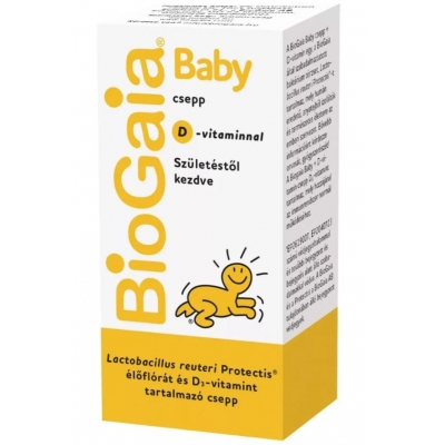 Biogaia Baby + D3 vitamin étrend-kiegészítő csepp 5 ml