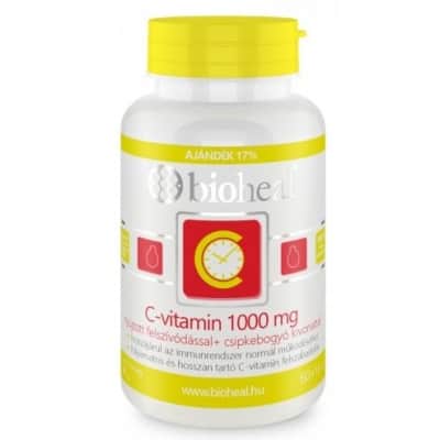 Bioheal C-vitamin 1000 mg + csipkebogyó kivonattal tabletta 70 db