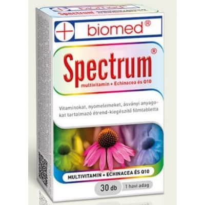 Biomed spectrum multivitamin + Echinacea és Q10 30 db 
