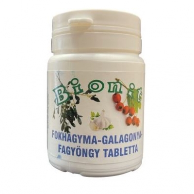 Bionit fokhagyma-galagonya-fagyöngy tabletta 90 db