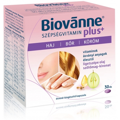Biovanne plus szépségvitamin kapszula 30 db