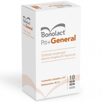 Bonolact Pro+General Élőflórát tartalmazó kapszula 10 db