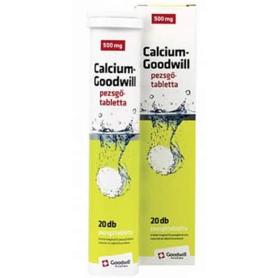 Calcium-goodwill kalcium pezsgőtabletta 20 db