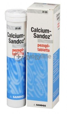 Calcium-Sandoz pezsgőtabletta 20 db