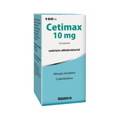 Cetimax 10 mg tabletta 100 db