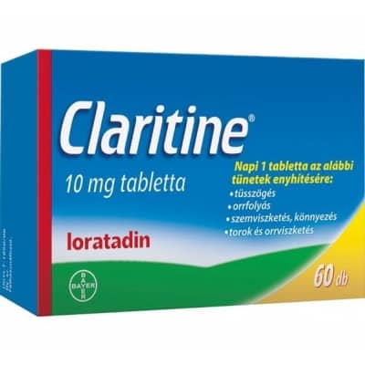 claritin pikkelysömör kezelésében)