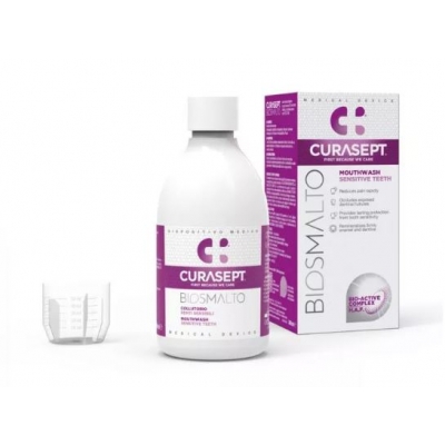 Curasept Biosmalto sensitiv szájöblítő, 300 ml