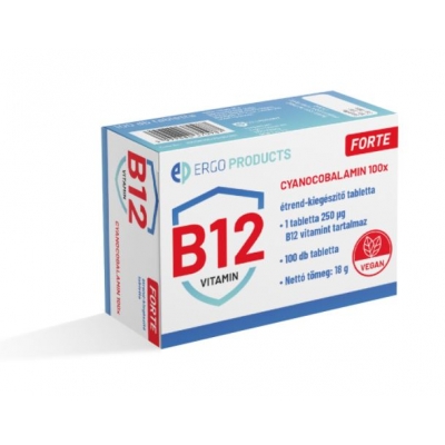 Cyanocobalamin Forte B12 vitamin tabletta 50 db