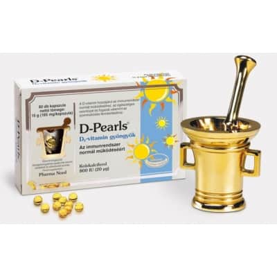 Pharma Nord D-Pearls 1500 D3-vitamin gyöngyök kapszula 80 db
