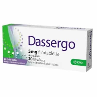 Dassergo 5 mg filmtabletta 30 db