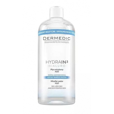 Dermedic Hydrain³ Micellás víz H²O 500 ml