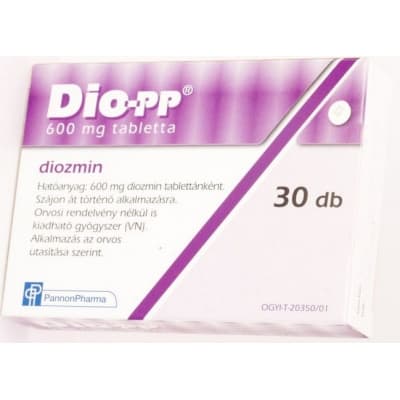 Dio-PP aranyérre, vénákra 600 mg tabletta 30 db