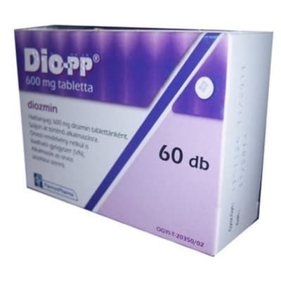 Dio-PP aranyérre, vénákra 600 mg tabletta 60 db